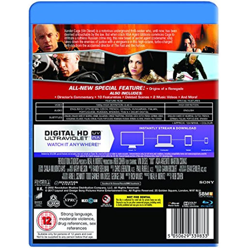XXX - 15th Anniversary Edition - Vin Diesel [Blu-ray] [2017] [Region Free] - Like New - Attic Discovery Shop