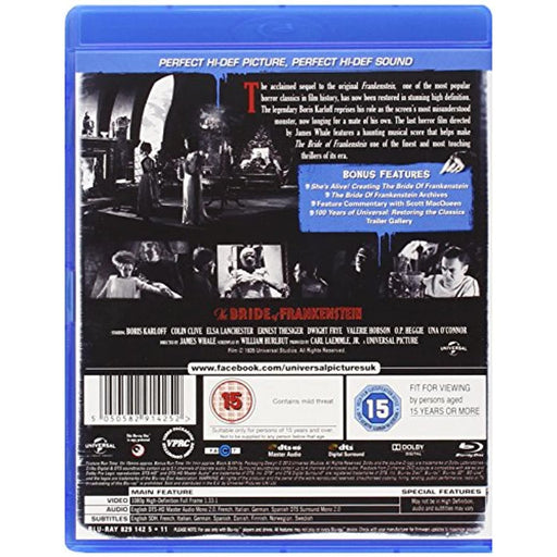 The Bride of Frankenstein [Blu-ray] [1935] [Region Free] - Very Good - Attic Discovery Shop