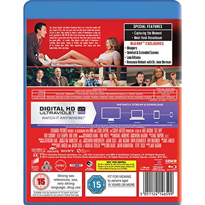 Sex Tape [Blu-ray] [2014] [Region Free] (Comedy) - Attic Discovery Shop