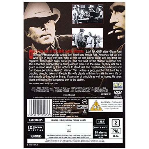 3:10 to Yuma Western Classic Glen Ford [DVD] [Region 2] - New Sealed - Attic Discovery Shop