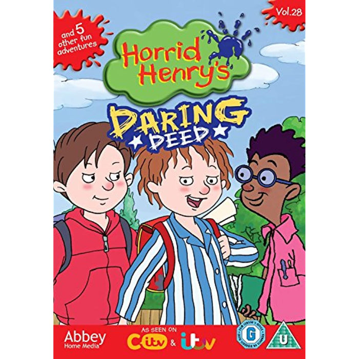 Horrid Henry's Daring Deed - Vol 28 [DVD] [Region 2] - New Sealed - Attic Discovery Shop