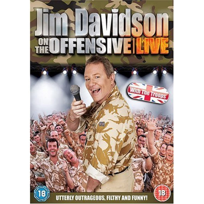 Jim Davidson: On The Offensive - Live With The Troops [DVD] [Reg 2] - New Sealed - Attic Discovery Shop