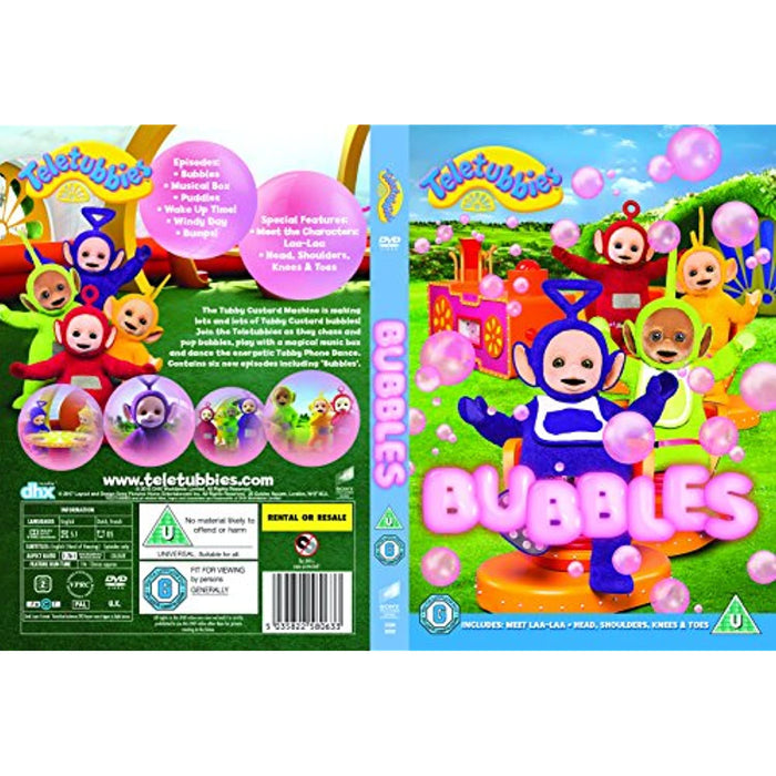 Teletubbies - Bubbles [DVD] [Region 2] - New Sealed - Attic Discovery Shop