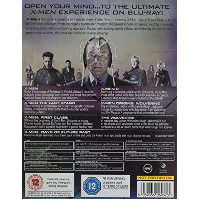 X-Men The Cerebro Collection 3D [Blu-ray Box Set] [2014] [Region B] New Sealed - Attic Discovery Shop