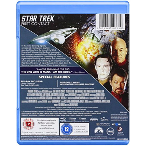 Star Trek VIII: First Contact [Blu-ray] [1996] [Region Free] - Very Good - Attic Discovery Shop