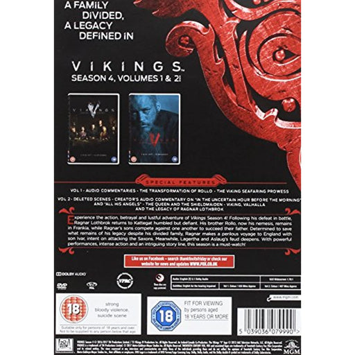 Vikings: The Complete Fourth Season 4 [DVD] [Region 2] - New Sealed (read) - Like New - Attic Discovery Shop