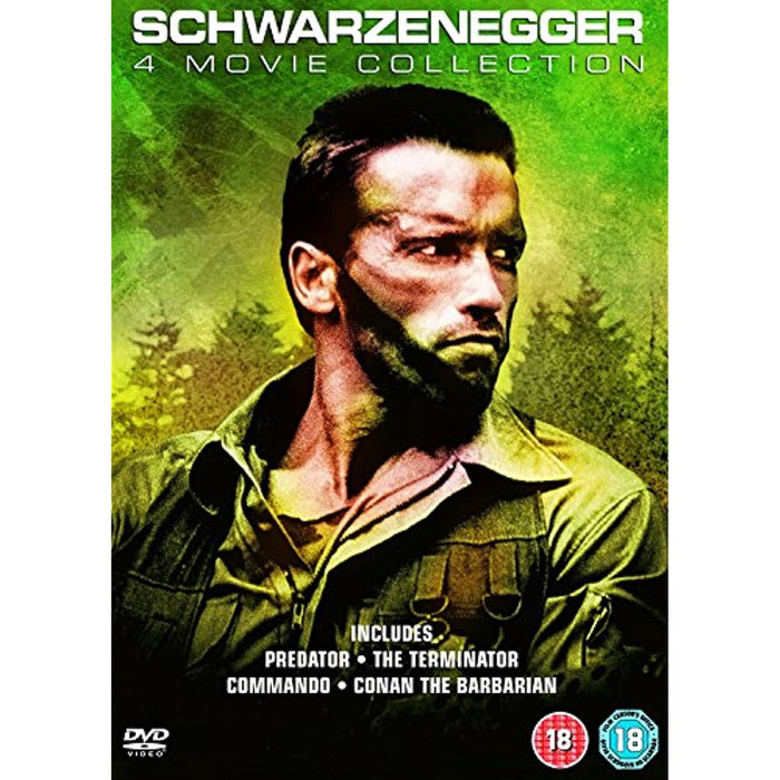 Arnold Schwarzenegger 4 Movie Collection: Inc Predator [DVD] [R2] - Like New - Attic Discovery Shop