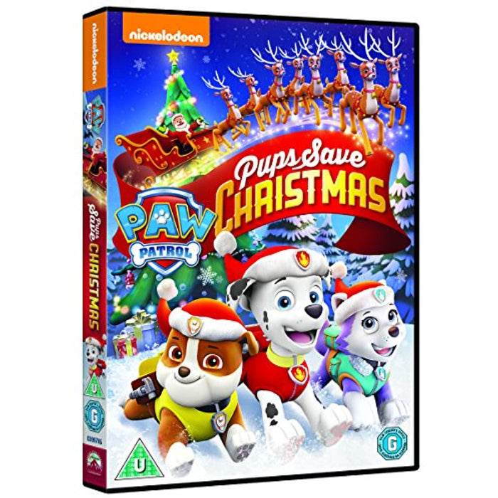 Paw Patrol: Pups Save Christmas [DVD] [Region 2] - New Sealed - Attic Discovery Shop