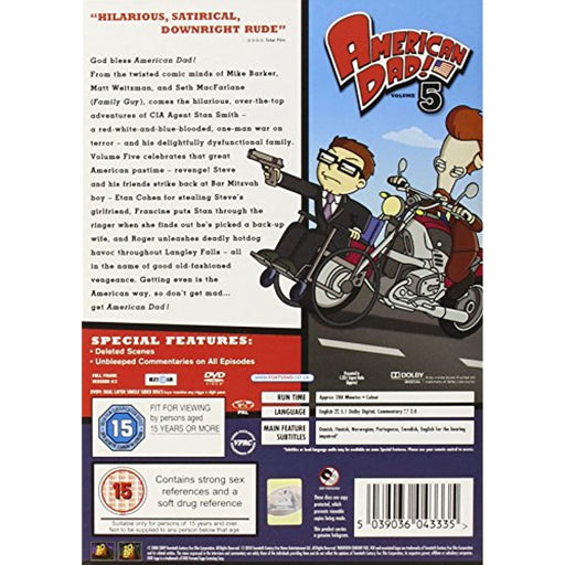 American Dad! - Volume 5 [DVD] [Region 2] - Like New - Attic Discovery Shop