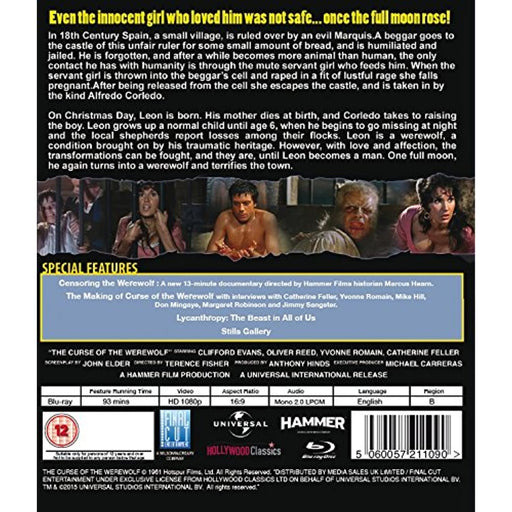 Curse of the Werewolf - Oliver Reed [Blu Ray] [Region B] (Rare Hammer Film) - Very Good - Attic Discovery Shop