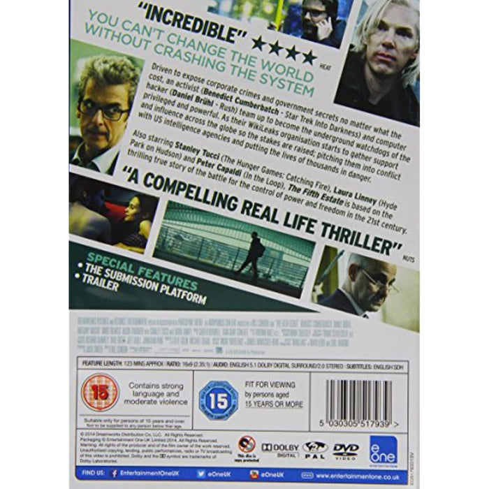 The Fifth Estate [DVD] [Region 2] - New Sealed - Attic Discovery Shop