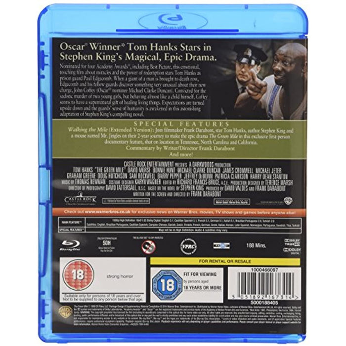 The Green Mile [Blu-ray] [1999] [Region Free] - Very Good - Attic Discovery Shop