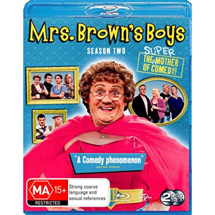 NEW Sealed Mrs Brown's Boys: Season Two / Complete Series 2 [Blu-ray] [Region B] - Attic Discovery Shop