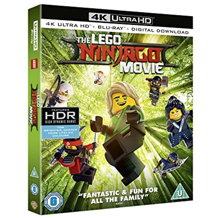 The LEGO Ninjago Movie [4K Ultra HD UHD + Blu-ray] 2017 [Region B] - New Sealed - Attic Discovery Shop
