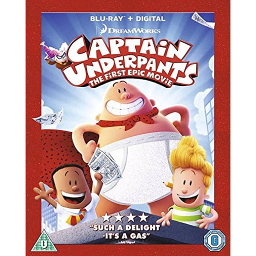 Captain Underpants: The First Epic Movie [Blu-ray] [2017] [Region B] - Like New - Attic Discovery Shop