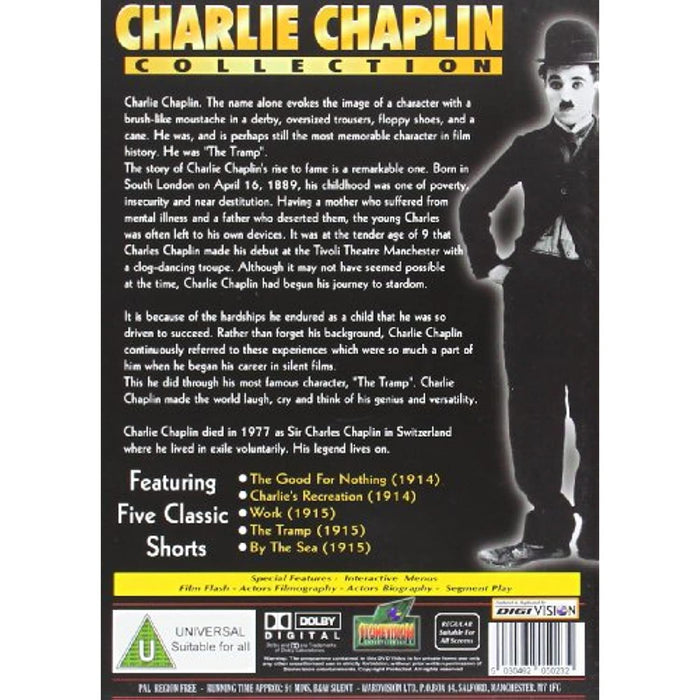 Charlie Chaplin - Vol. 3 [1914] [DVD] [Region Free] - New Sealed - Like New - Attic Discovery Shop