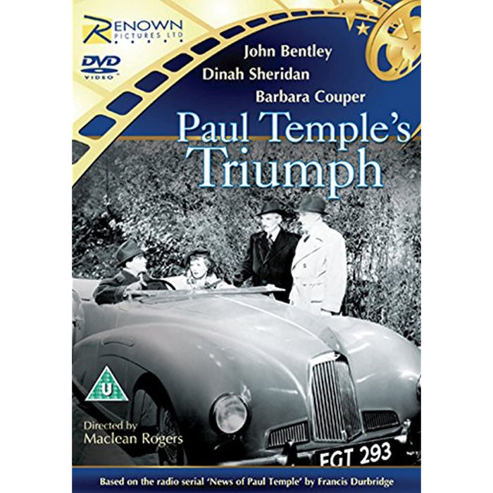Paul Temple's Triumph [DVD] [Region Free] - Very Good - Attic Discovery Shop