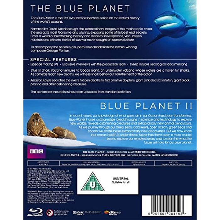 Blue Planet: The Collection [Blu-ray Box Set] [2017] [Region Free] - New Sealed - Attic Discovery Shop