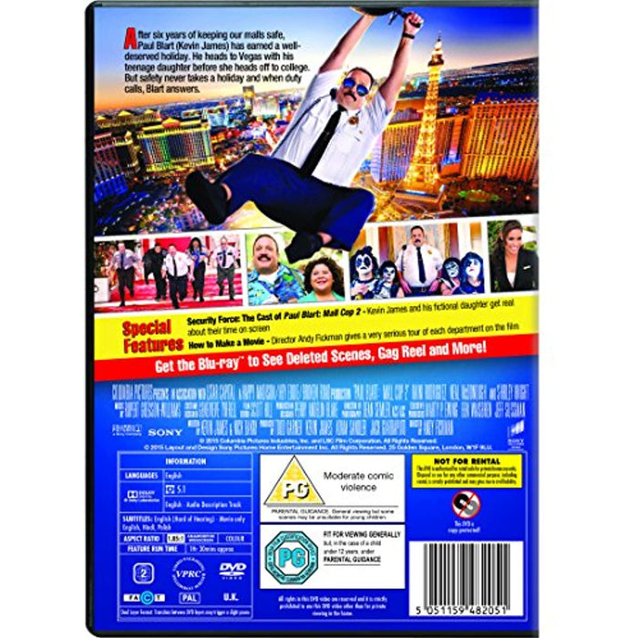 NEW Sealed - Paul Blart: Mall Cop 2 [DVD] [2015] [Region 2] - Attic Discovery Shop