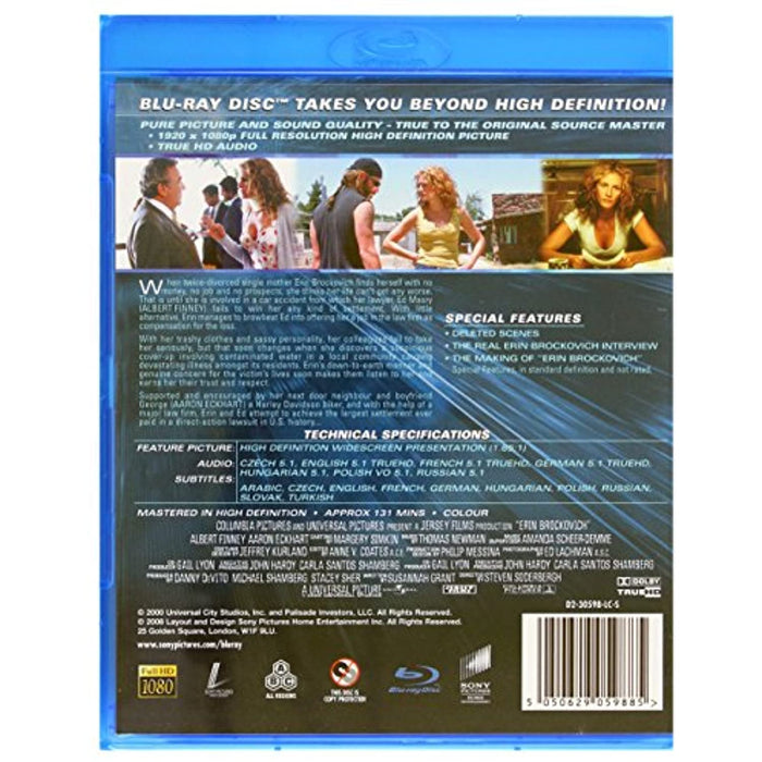 Erin Brockovich [Blu-ray] [Region Free] - New Sealed - Attic Discovery Shop