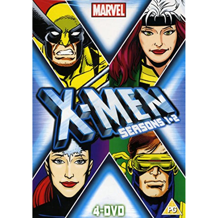 X-Men Season 1 & 2 Classic 1990s Animated Series [DVD Box Set] 4 Disc [Region 2] - Very Good - Attic Discovery Shop