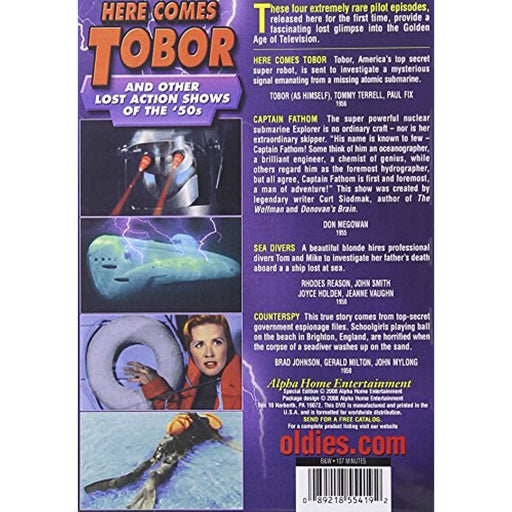 Here Comes Tobor And Other Lost Action Shows of The 1950's DVD Region Free - Very Good - Attic Discovery Shop