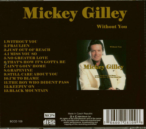 Without You - Mickey Gilley [CD Album] - New Sealed - Attic Discovery Shop