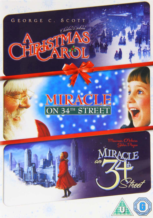 A Christmas Carol / Miracle On 34th Street [DVD] [1994] [Region 2] - New Sealed - Attic Discovery Shop