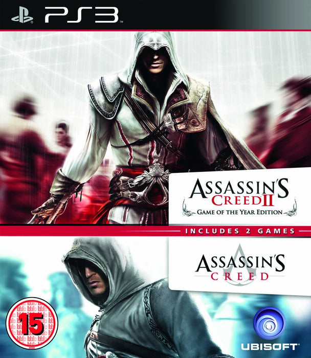 Assassin's Creed Double Pack (I & II GOTY Edition) PS3 PlayStation 3 Game (Read) - Acceptable - Attic Discovery Shop