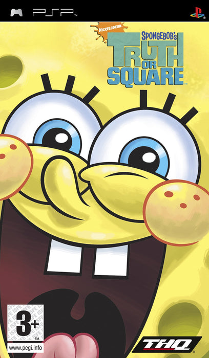 SpongeBob: Truth or Square (PSP PlayStation Portable Game) - Very Good - Attic Discovery Shop