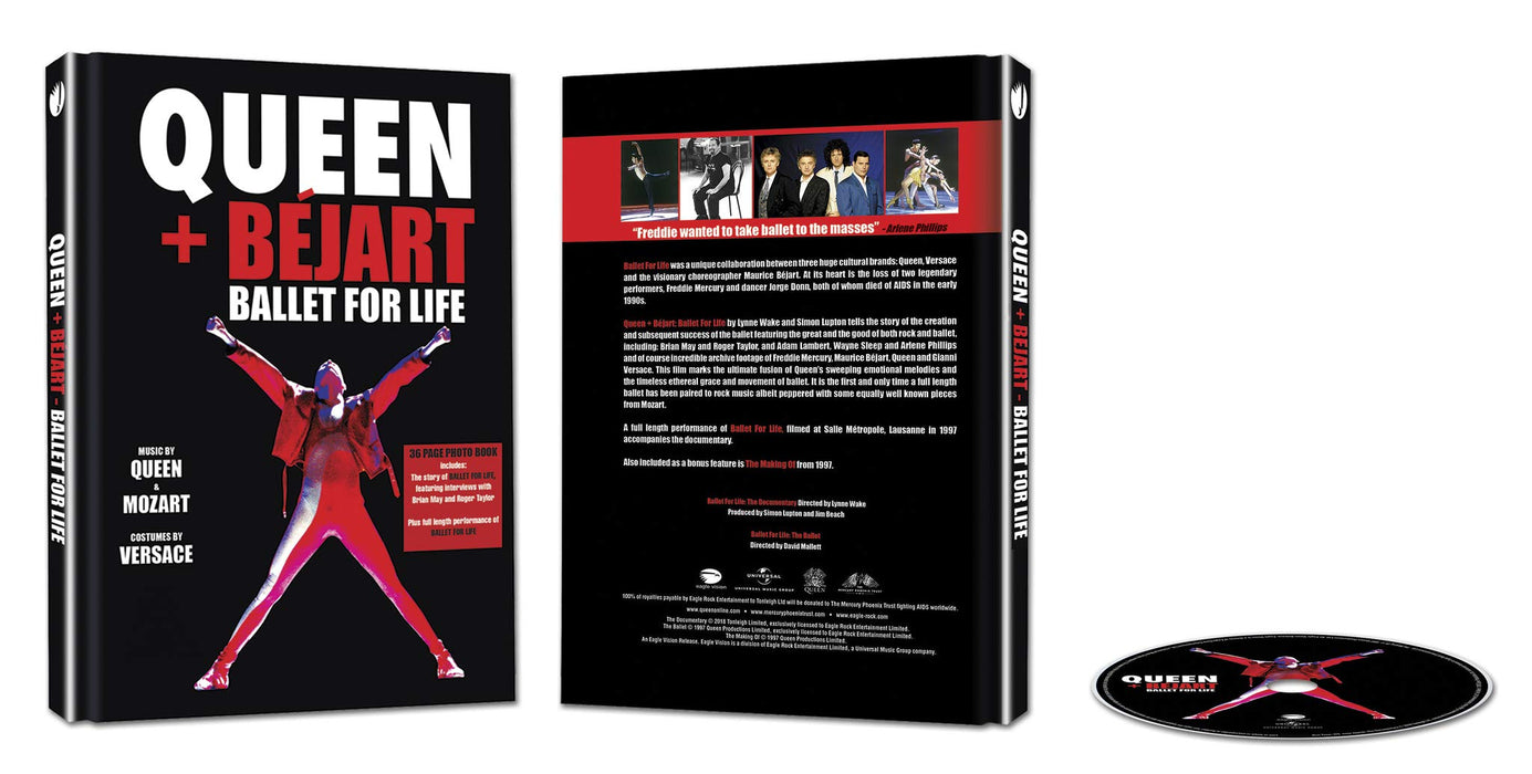 Queen + Bejart Ballet For Life [DVD] [Region Free] Rare Documentary - New Sealed - Attic Discovery Shop