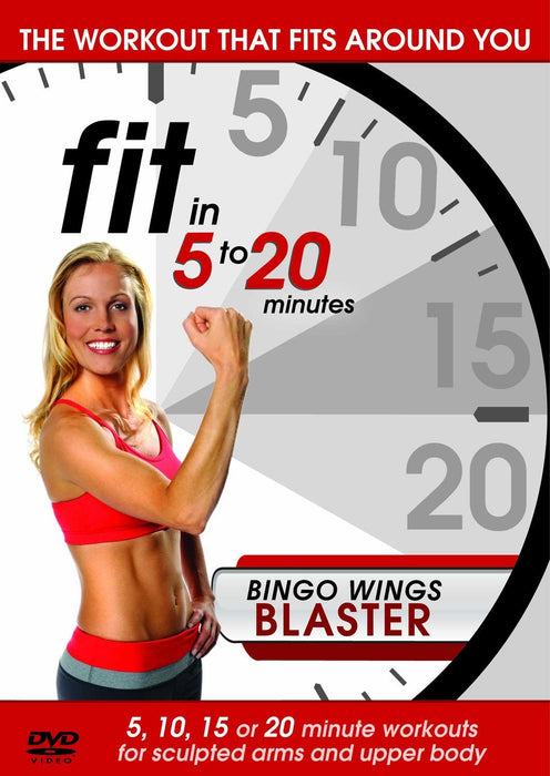 Fit in 5 to 20 Minutes - Bingo Wings Blaster [DVD] [Region 2 & 4] - New Sealed - Attic Discovery Shop