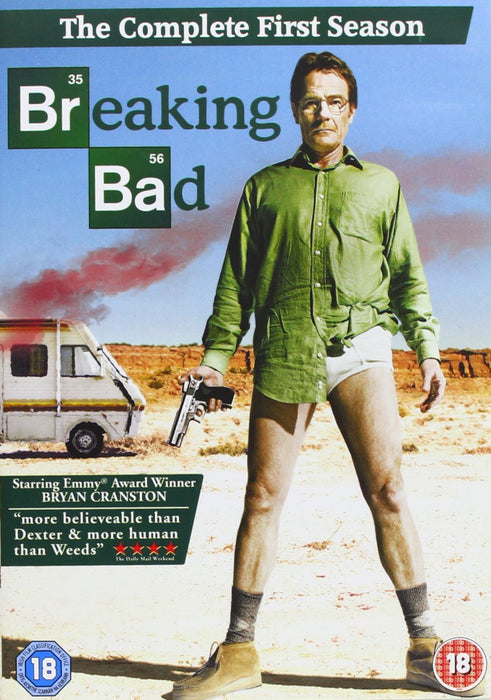 Breaking Bad Seasons 1-4 [DVD Box Set] [Region 2] - New Sealed - Attic Discovery Shop