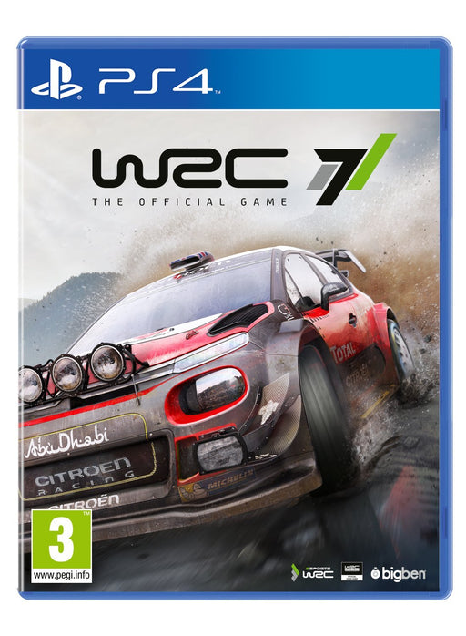 WRC 7 - The Official Game (PS4 PlayStation 4 Game) - Good - Attic Discovery Shop