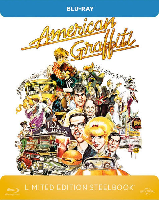 American Graffiti Limited Edition Blu-ray Steelbook Rare Zavvi UK Exclusive 1973 - Very Good - Attic Discovery Shop