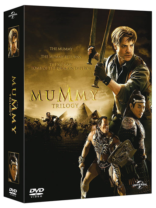 The Mummy Trilogy [DVD] [Region 2] 3 Film Returns / Tomb of the Dragon Emperor - Like New - Attic Discovery Shop