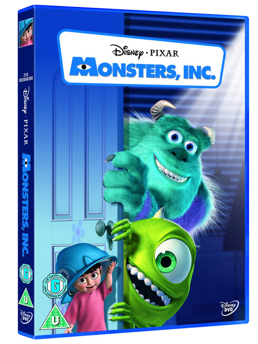 Monsters Inc. (Original) [DVD] [2002] [Region 2] Disney WITH SLEEVE - New Sealed - Attic Discovery Shop