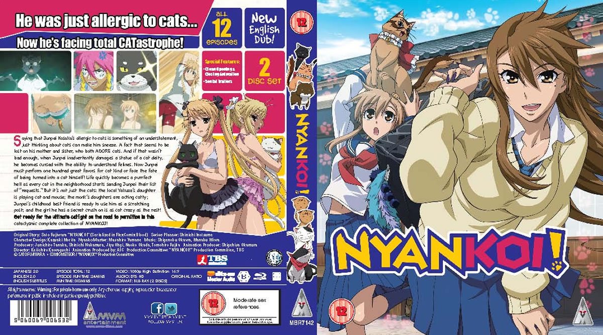 Nyankoi! Collection [Blu-ray] [Region B] (Anime Series) - New Sealed - Like New - Attic Discovery Shop