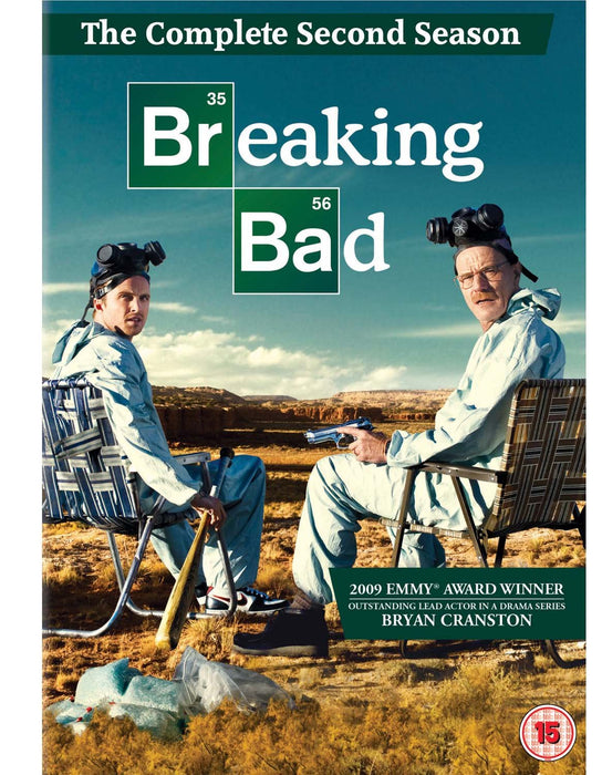 Breaking Bad Season 2 The Complete Second Series [DVD] [Region 2]  - New Sealed - Attic Discovery Shop