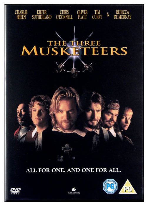 The Three Musketeers - Charlie Sheen [DVD] [Region 2] - New Sealed - Attic Discovery Shop
