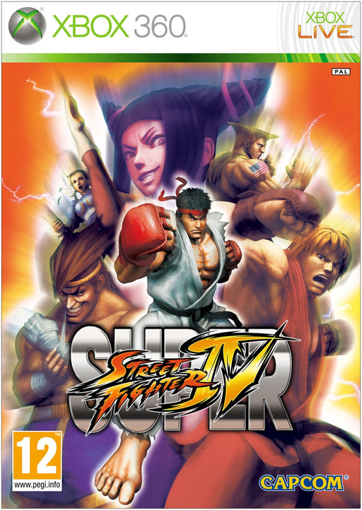 Super Street Fighter 4 (IV) Xbox 360 Game - Good - Attic Discovery Shop
