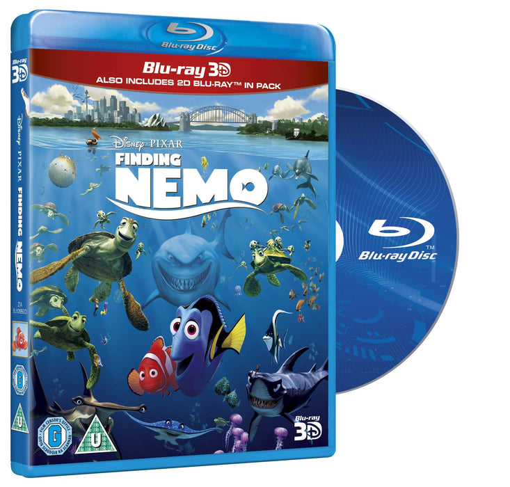 Finding Nemo [Blu-ray 3D + 2D] [2003] [Region Free] (Disney Pixar) - New Sealed - Attic Discovery Shop