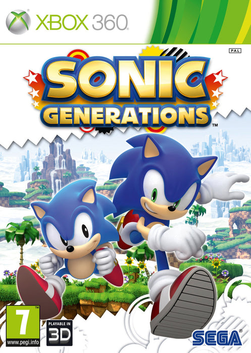 Sonic Generations (Xbox 360 Game) - Very Good - Attic Discovery Shop