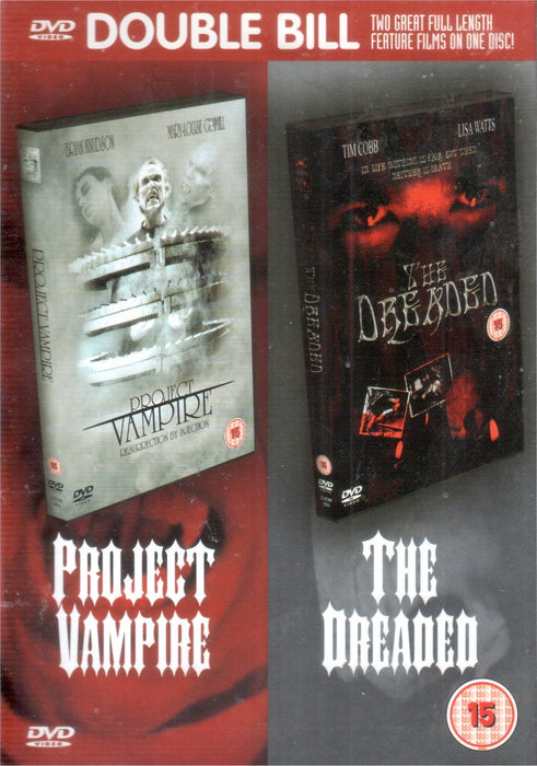 Project Vampire / The Dreaded [DVD] [Region Free] Horror Films - New Sealed - Attic Discovery Shop
