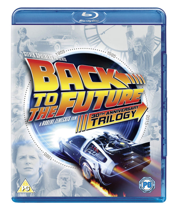 Back to The Future Trilogy 30th Anniversary Blu-ray Box Set [1985] [Region Free] - Like New - Attic Discovery Shop