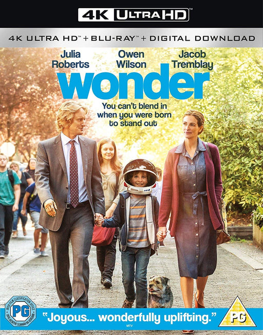 Wonder [4K Ultra HD + Blu-ray] [2017] [Region B] UHD - New Sealed - Attic Discovery Shop