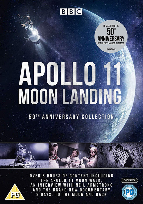 Apollo 11 Moon Landing: 50th Anniversary Collection DVD [Reg 2 + 4] - New Sealed - Attic Discovery Shop
