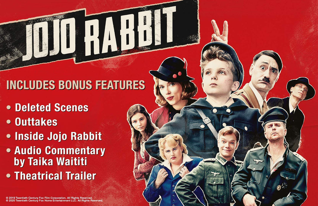 JoJo Rabbit [Blu-ray] [2020] [Region Free] (Comedy) - New Sealed - Attic Discovery Shop