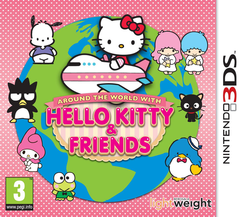 Around the World with Hello Kitty and Friends (Nintendo 3DS Game) - Good - Attic Discovery Shop
