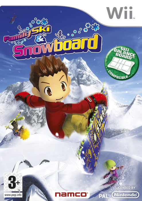 Family Ski And Snowboard (Nintendo Wii Game) [PAL] - Very Good - Attic Discovery Shop